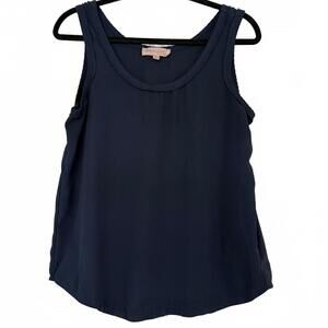 Philosophy | Navy Scoop-Neck Sleeveless Blouse | Size M